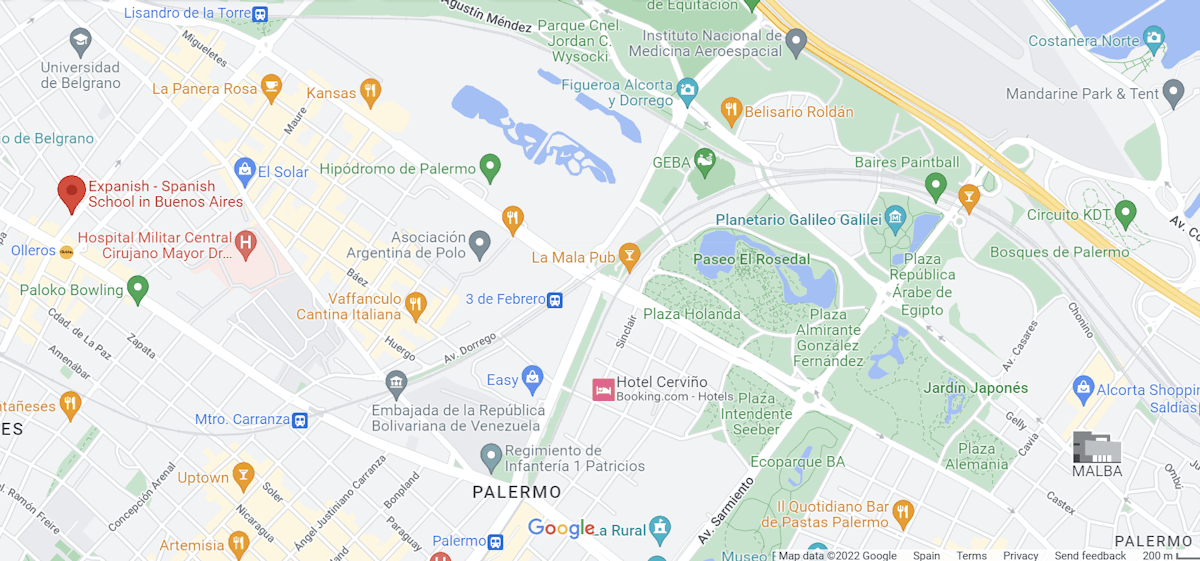 Expanish Spanish School Buenos Aires - Map.png
